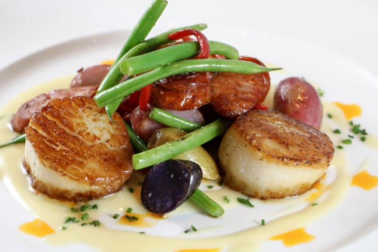 Public House scallops